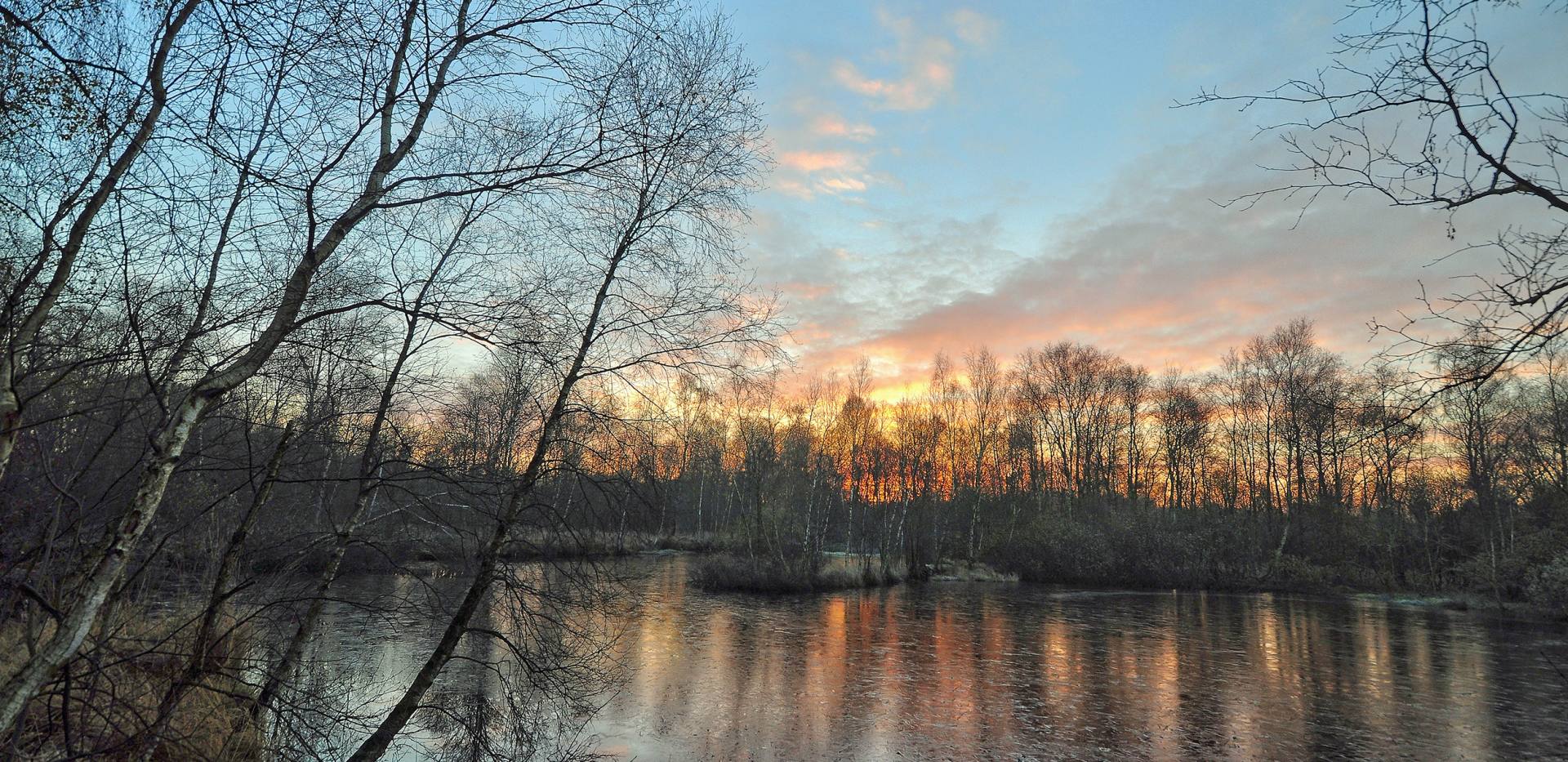 Gellener Torfmöörte Sonnenuntergang