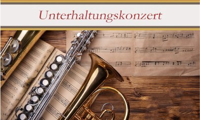 Konzert-Flyer Unterhaltungskonzert