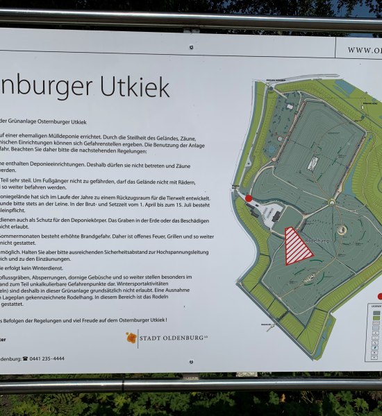 Utkiek Oldenburg Schild