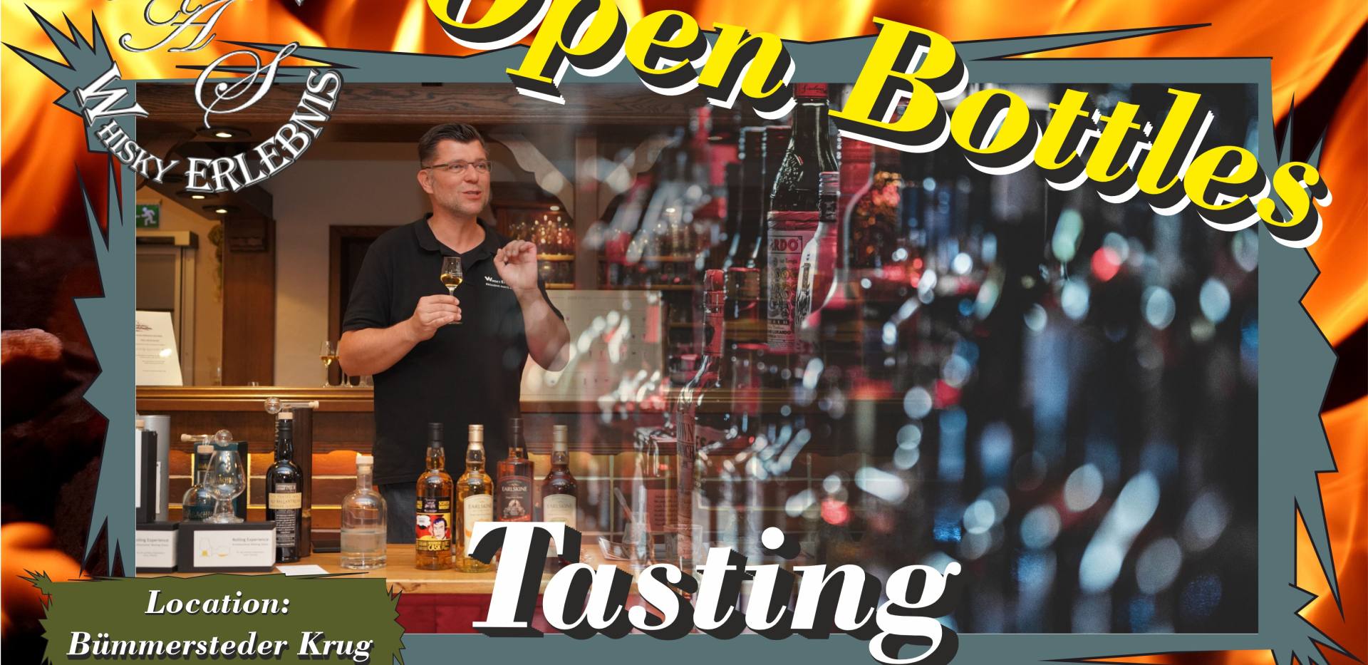 Whisky Tasting Event "Open Bottles & Buffet" Sa 12.04.2025 - Bümmersteder Krug!