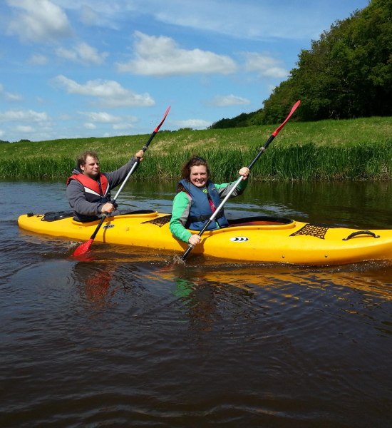 im 2er Kajak in Ostfriesland