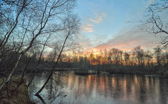 Gellener Torfmöörte Sonnenuntergang