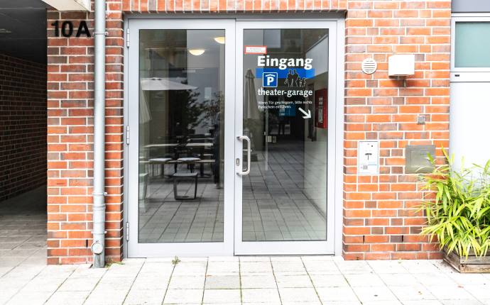 Eingang Parkhaus Theatergarage Oldenburg