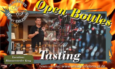 Whisky Tasting Event "Open Bottles & Buffet" Sa 12.04.2025 - Bümmersteder Krug!