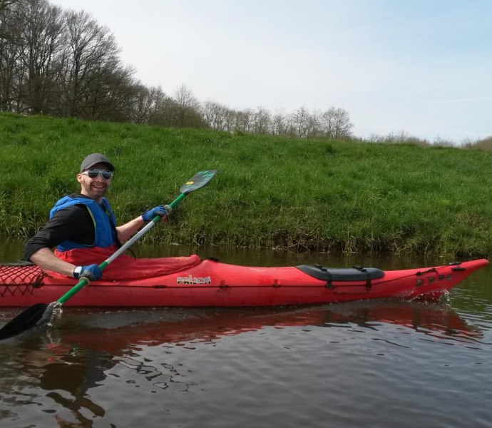 1er Kajak auf der Hunte