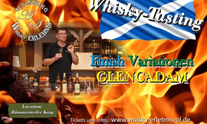 Whisky Tasting Event "Finish Variationen - Glencadam" Sa 22.03.2025 - Bümmerst. Krug