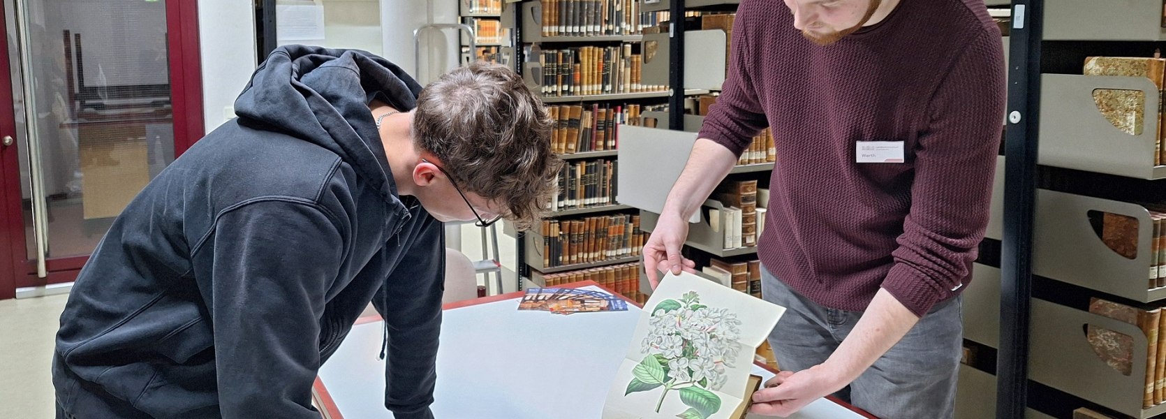 Einblick in den Altbestand der Landesbibliothek Oldenburg.